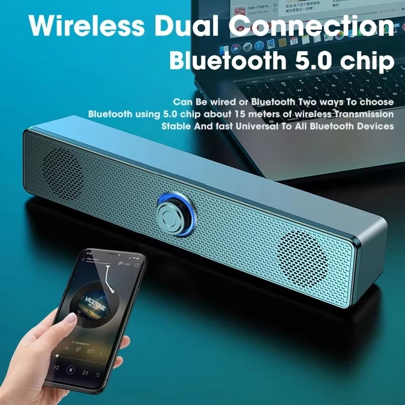 Audio Music Hifi - Soundbar Musicale per Computer, Cassa Acustica