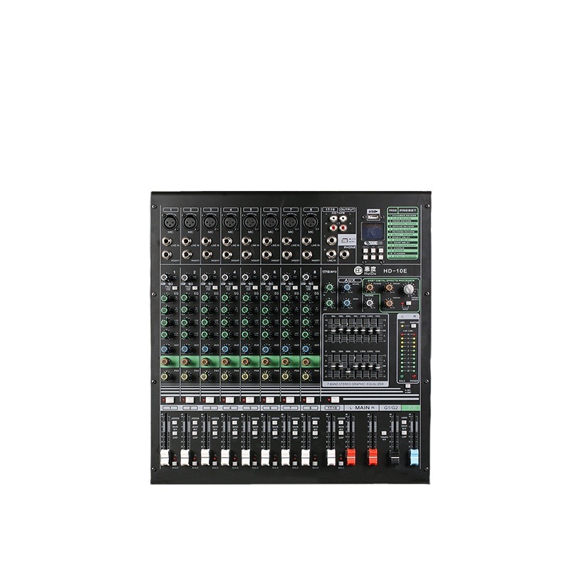 Audio Mixer 4 Channel - Mixer Analogico Multicanale Professionale, Effetti di