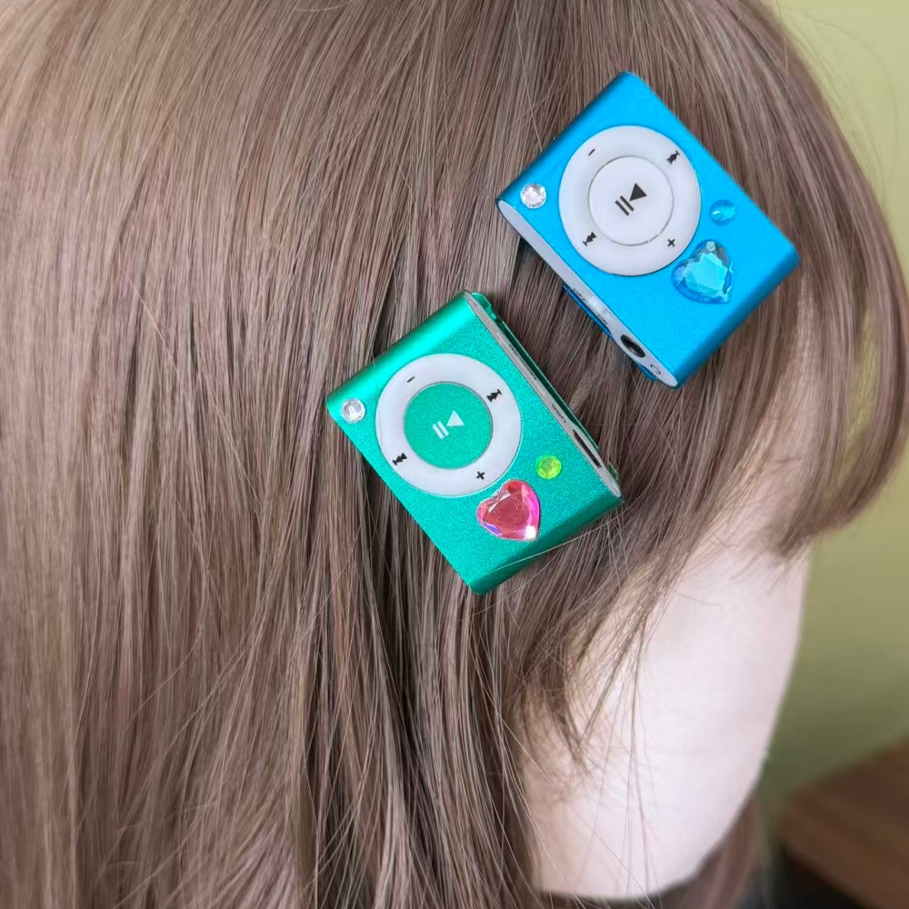Audio Music Play - Originale Love Diamond MP3 Hair Clip