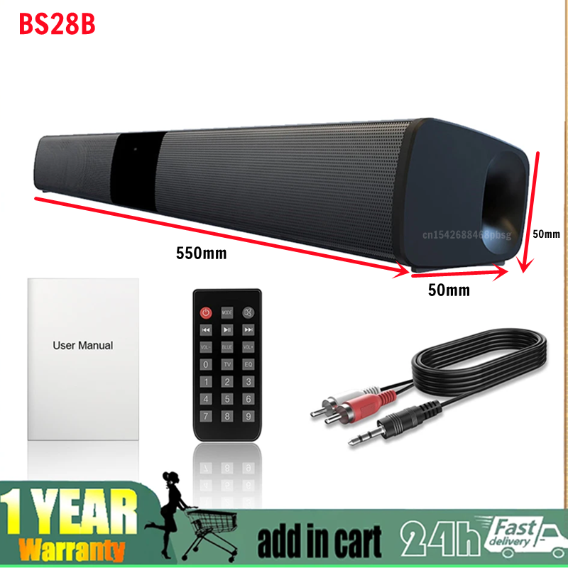 Audio Music Visualizer - Altoparlanti stereo con soundbar Bluetooth wireless