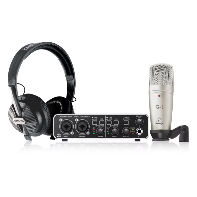 Audio Music Recording - Behringer U-Phoria Studio Pro: Kit di