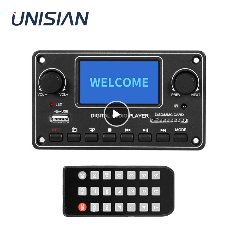 Audio Music Play - Modulo lettore LCD UNISIANO MP3 28*64