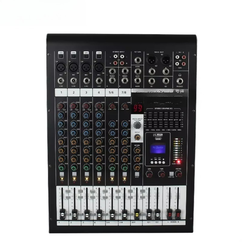 Audio Music Production - Mixer professionale a 8 canali XP-8