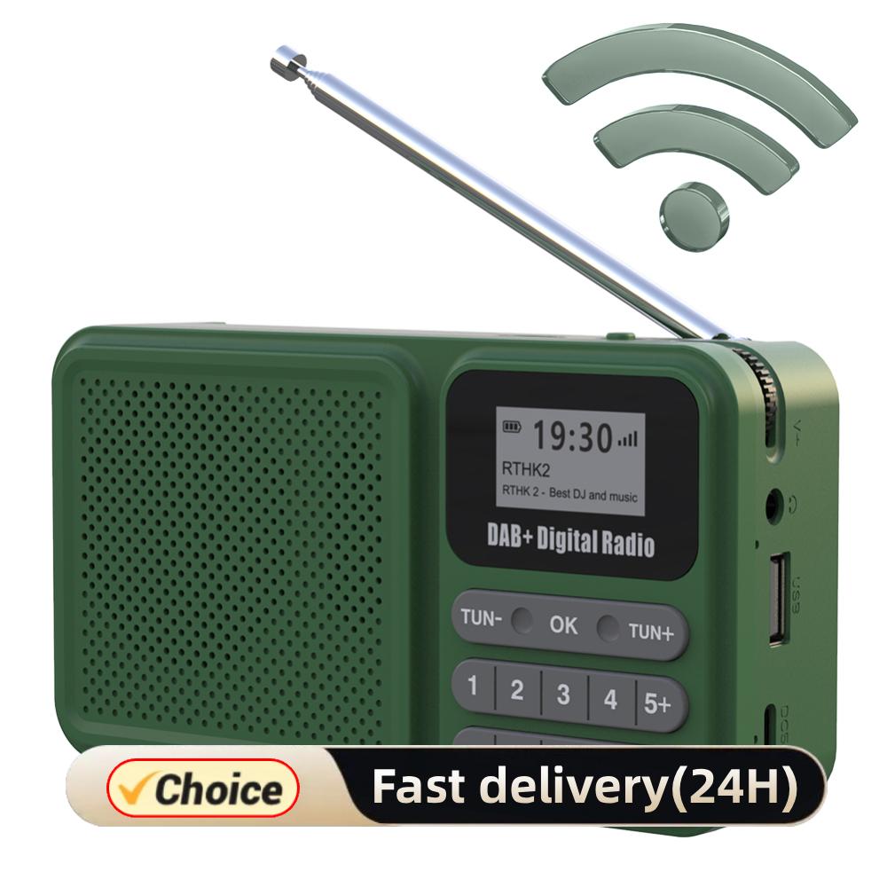 Audio Music Play - Radio portatile DAB+ con display LCD