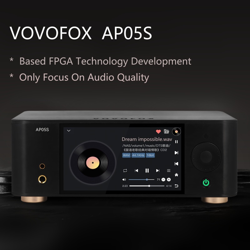 Audio Music Play - VOVOFOX-HiFi AP05S Lettore Musicale Lossless Basato