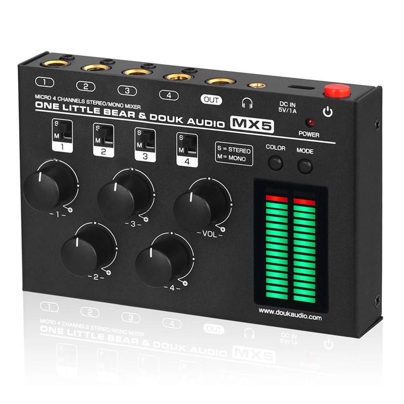 B67C Per Douk Audio MX5 Mixer  - Audio Mixer 4 Channel recensione e prezzo