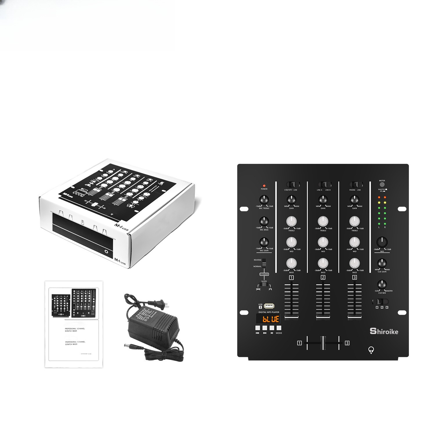 Mixer DJ a 4 Canali, Console d - Audio Mixer 4 Channel recensione e prezzo