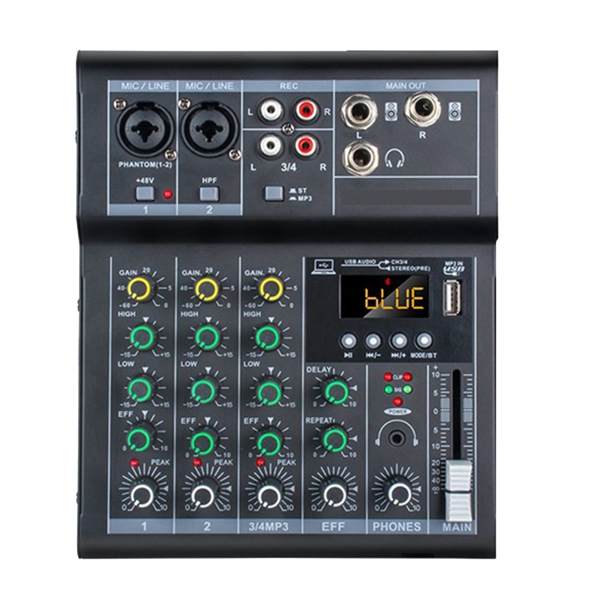 Mixer DJ Digitale Professional - Audio Mixer 4 Channel recensione e prezzo