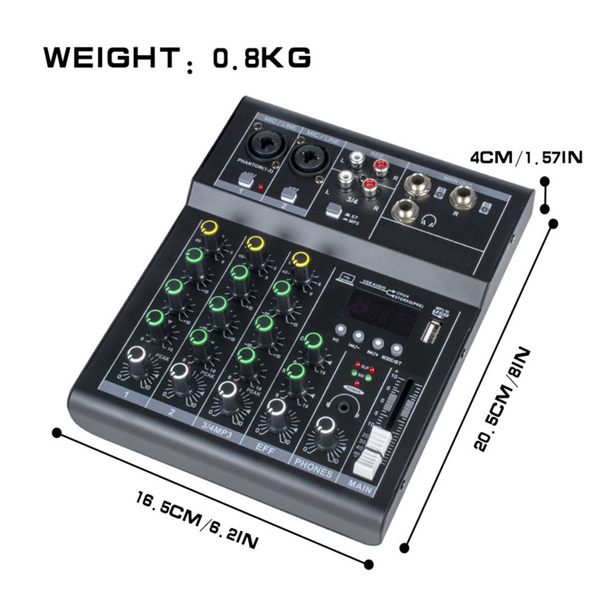 Mixer DJ Digitale Professional - Audio Mixer 4 Channel recensione e prezzo