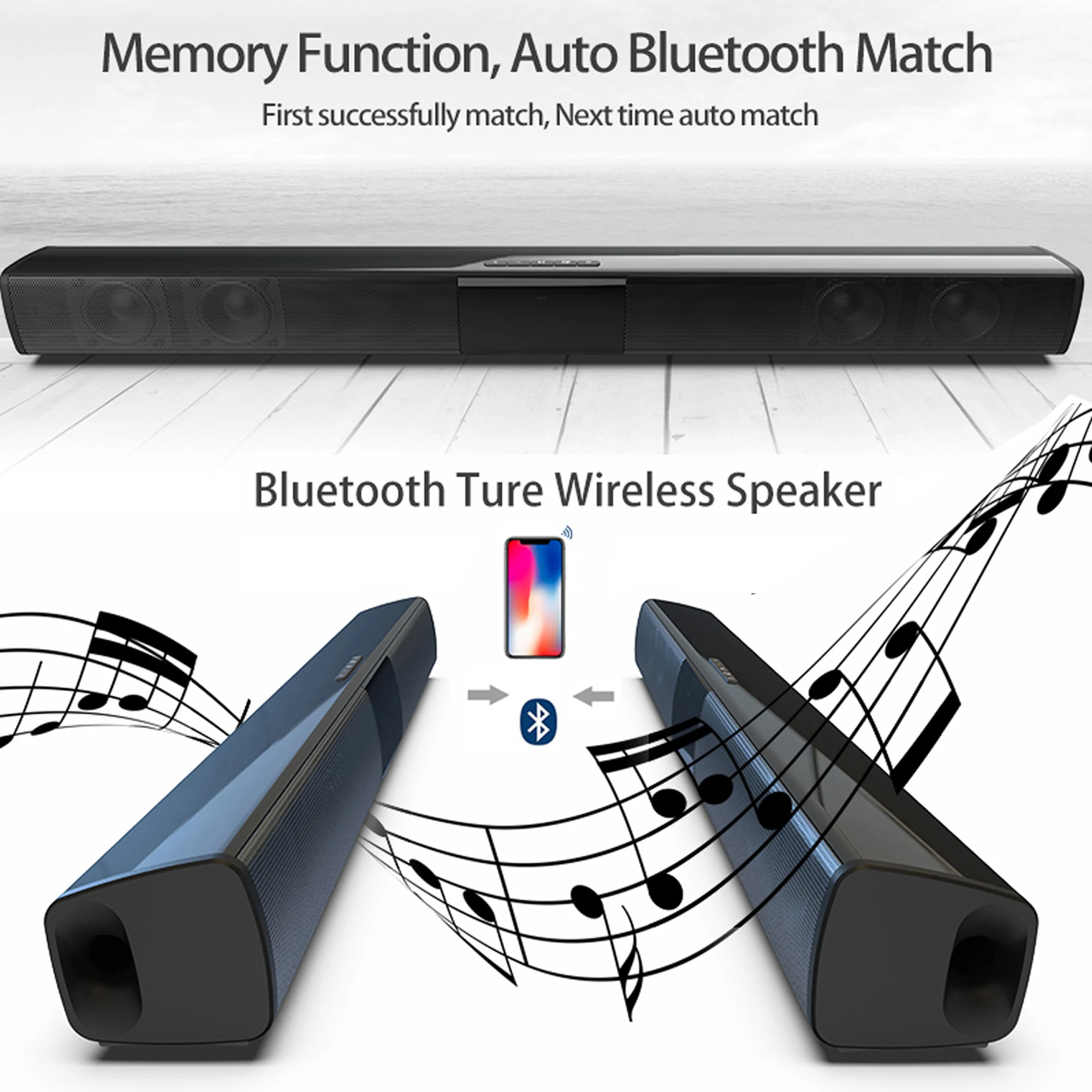 Soundbar ad alta potenza da 40 - Audio Music Volume recensione e prezzo