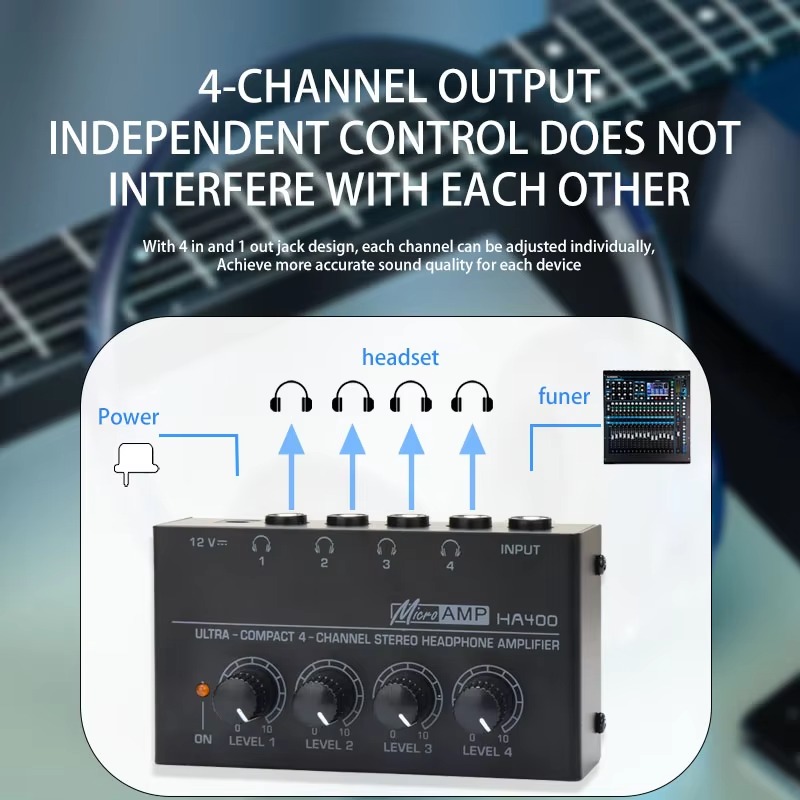 Mixer Audio a 4 Canali di Faci - Audio Mixer 4 Channel recensione e prezzo