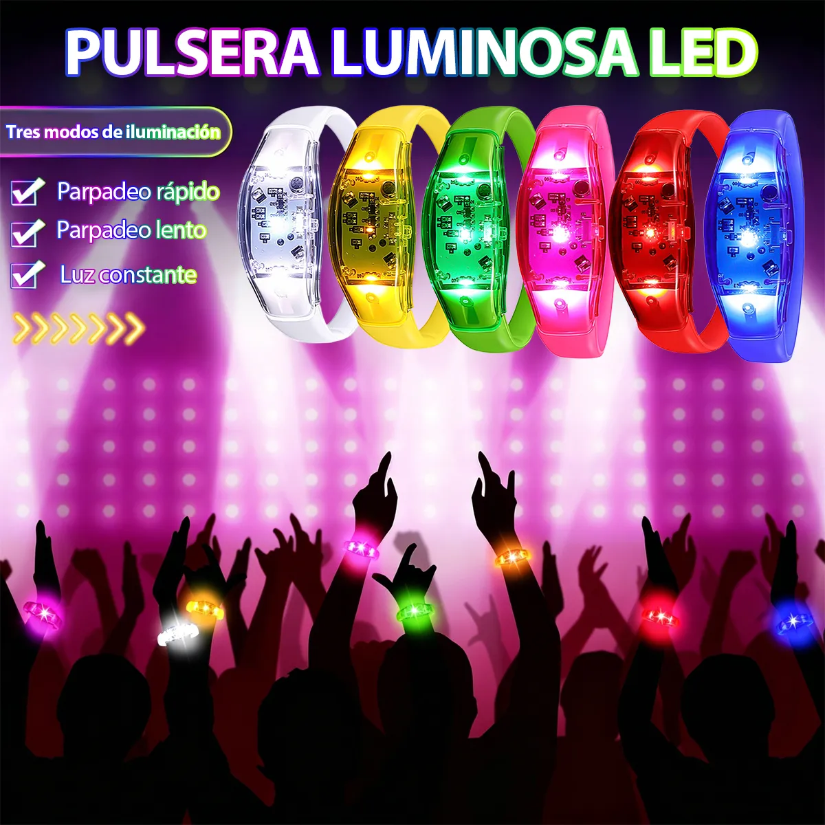 6 Braccialetti LED Attivati da - Audio Music Light recensione e prezzo