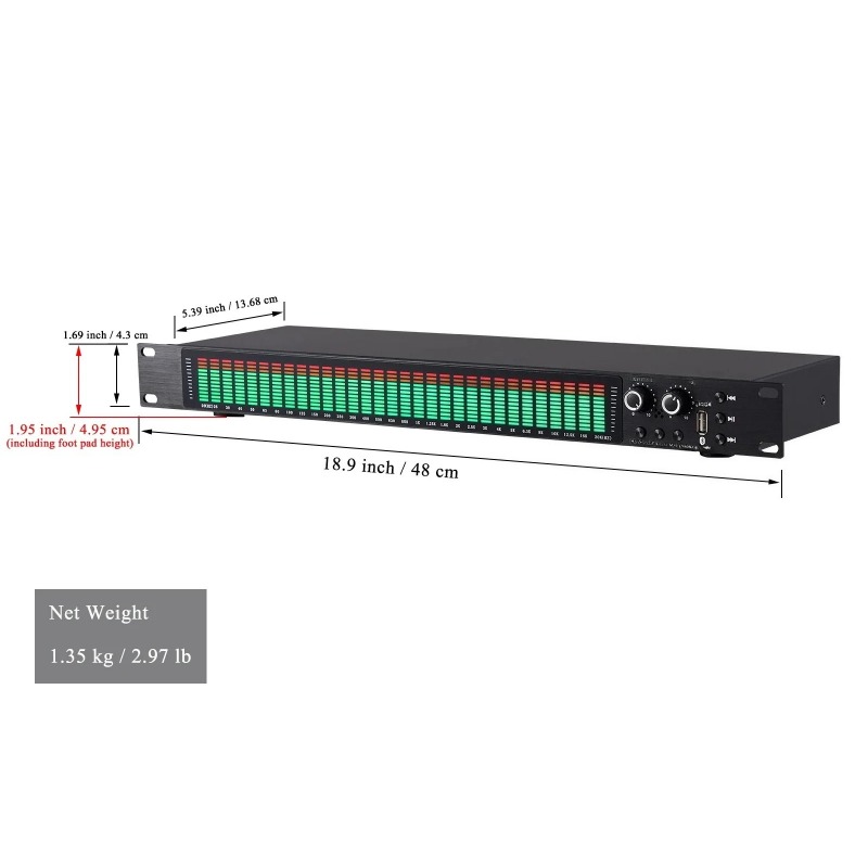 Nuovo analizzatore di spettro  - Audio Music Visualizer recensione e prezzo
