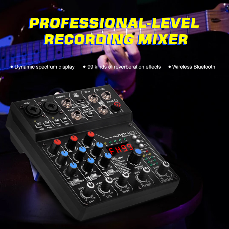 Mixer Audio a 4 Canali NXG AD1 - Audio Mixer 4 Channel recensione e prezzo