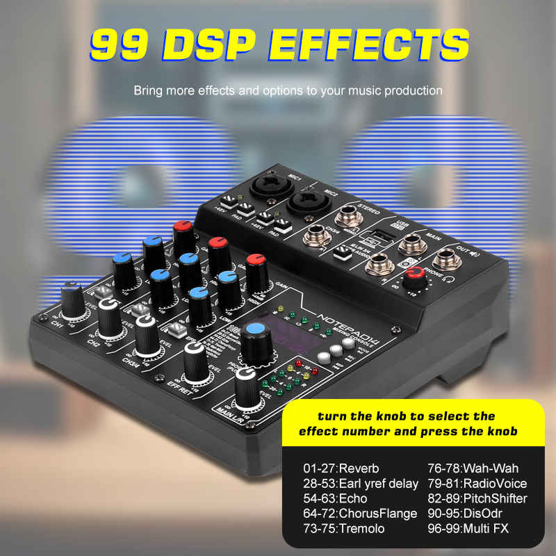 Mixer Audio a 4 Canali NXG AD1 - Audio Mixer 4 Channel recensione e prezzo