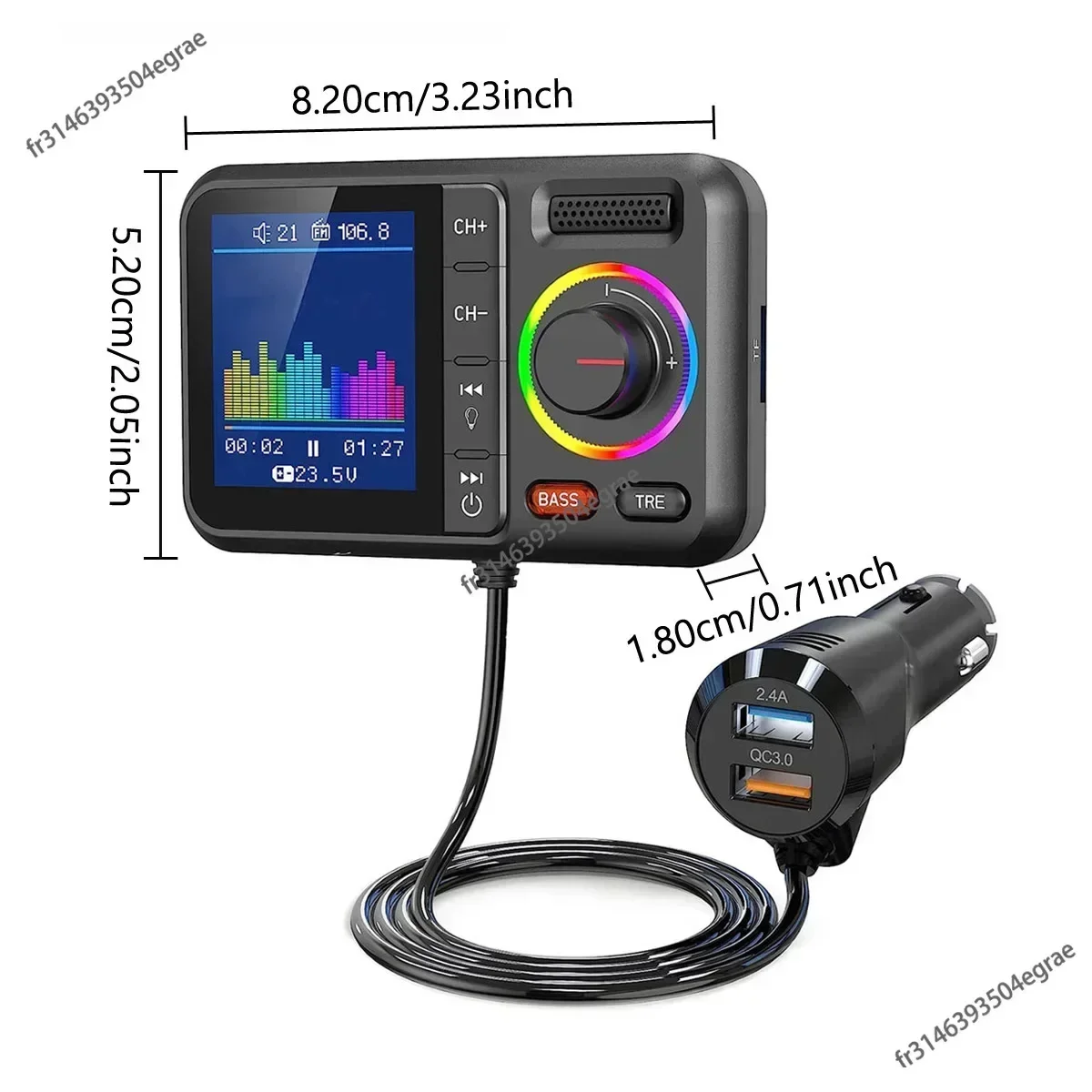 Trasmettitore FM Wireless con  - Audio Music Play recensione e prezzo